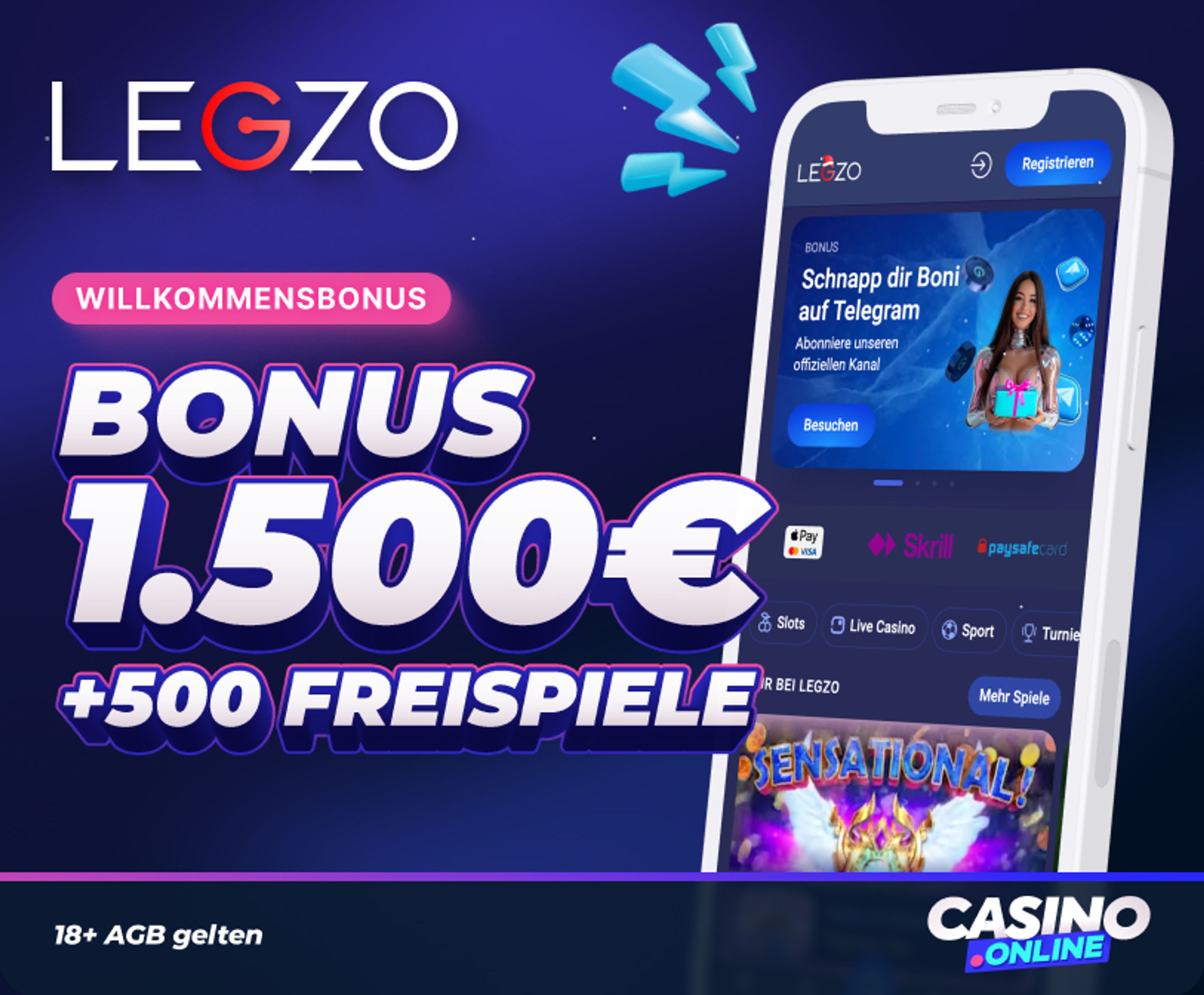 Legzo Casino Bonus